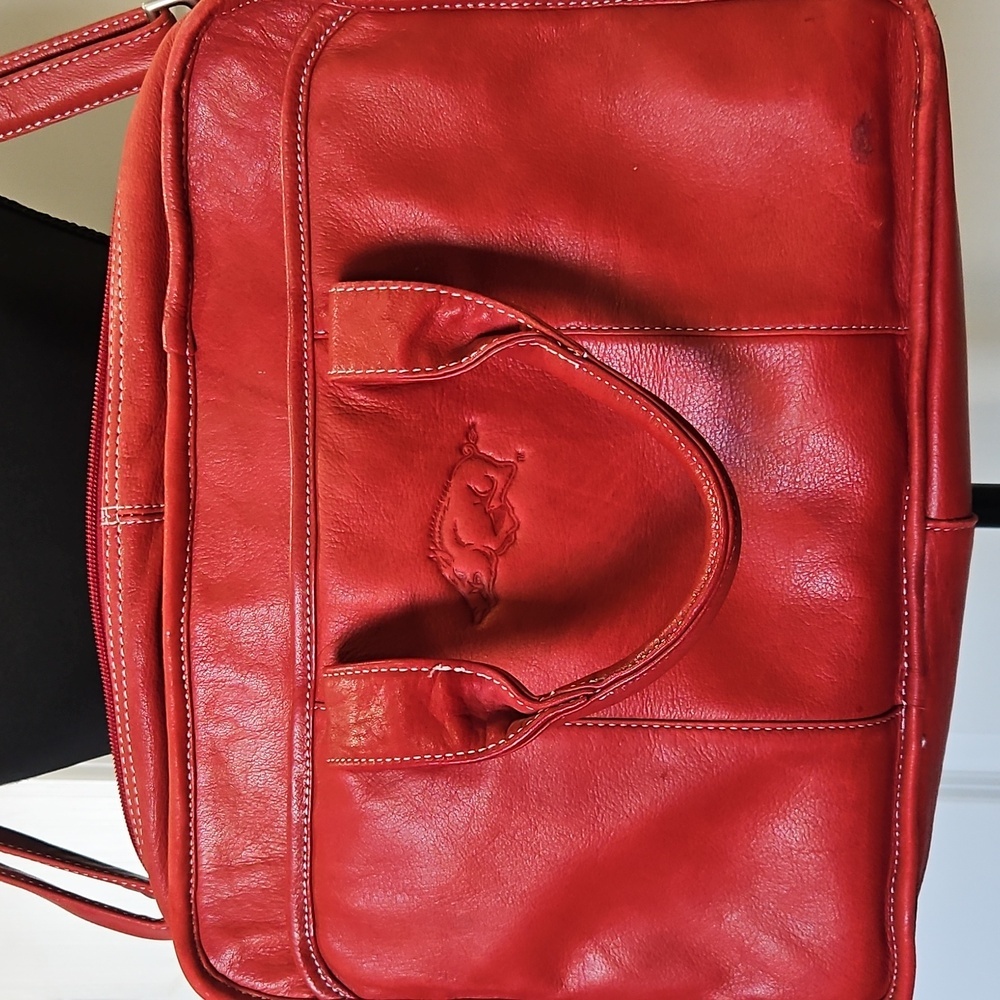 Red Canyon Outback Leather Brief Arkansas Razorbacks